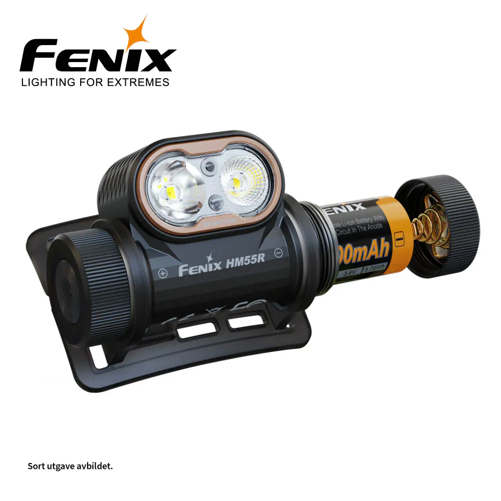 Fenix HM55R Hodelykt Dark Purple 1200LM