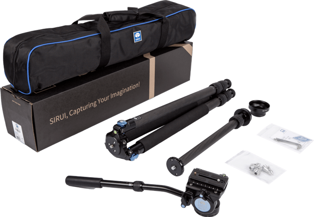 Sirui  R-3213X+VH-10 Carbon Tripod & Video Head