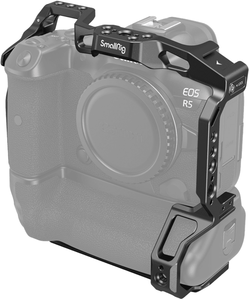 SmallRig 3464 Cage for Canon EOS R5 / R6 / R5C / R6 Mark II with BG-R10 Battery Grip