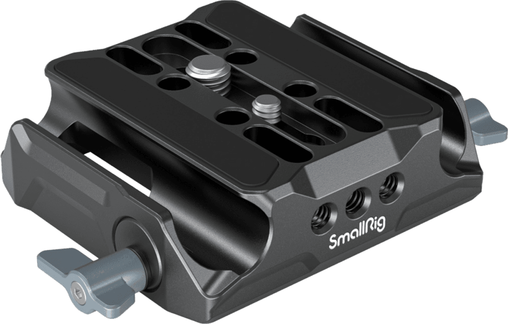 SmallRig 3357 Universal LWS Baseplate w dual 15mm Rod Clamp
