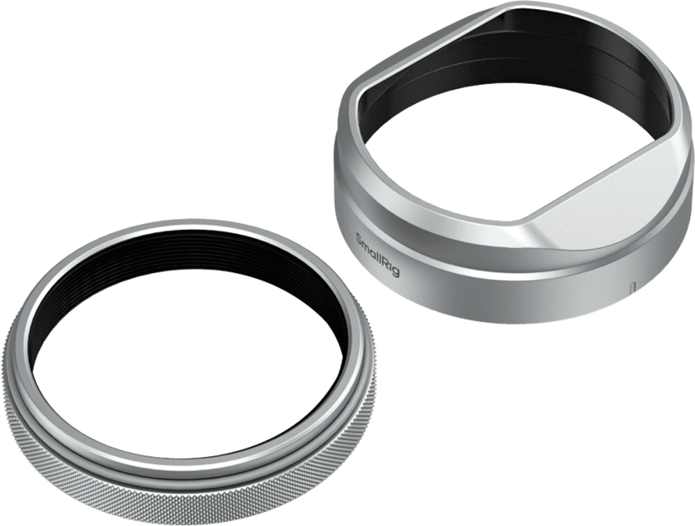 SmallRig 5849 Lens Hood for FUJIFILM X100VI / X100V (Silver)